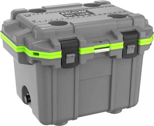 Load image into Gallery viewer, Pelican Coolers Im 30 Quart - Elite Dark Gray/green - Skoutley Outdoors LLC