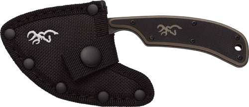 Browning Knife Cutoff Skinner - 2.5" Blade Black W/sheath* - Skoutley Outdoors LLC