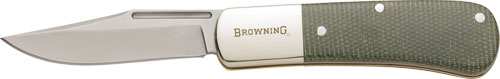Browning Knife Folding Steam - Bank 2.5" Blade Olive Nailnic! - Skoutley Outdoors LLC