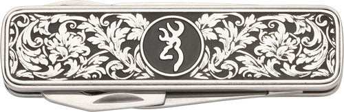Browning Knife Morgan Folder - Multi Function Scroll Engraved - Skoutley Outdoors LLC