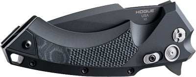 Hogue X5 3.5" Folder Spear - Point Blade Alum/g-mascus Blk - Skoutley Outdoors LLC
