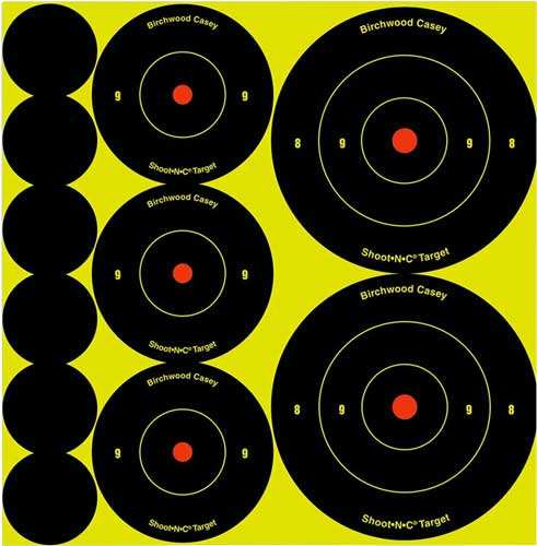 B/c Target Shoot-n-c Assorted - 1"-72 2"-36 3"-24 - Skoutley Outdoors LLC