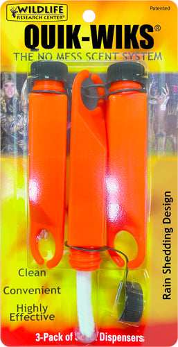 Wrc Scent Dispersal Quick - Wicks W/screw-on Seal 3pk - Skoutley Outdoors LLC