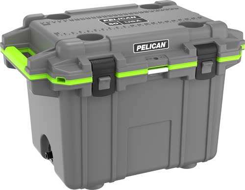 Load image into Gallery viewer, Pelican Coolers Im 50 Quart - Elite Dark Gray/green - Skoutley Outdoors LLC