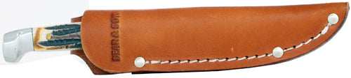 Bear & Son India Stag Bird & - Trout 3" W/leather Sheath Usa - Skoutley Outdoors LLC
