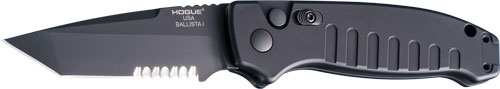 Hogue Ballista-i Button Auto - Tanto Prt. Serrated Matte Blk - Skoutley Outdoors LLC