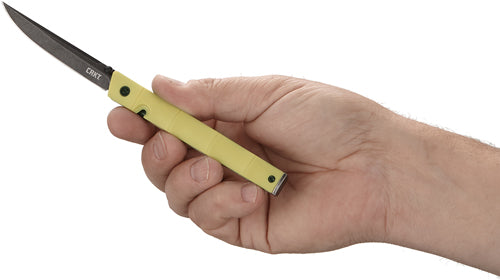 Crkt Ceo Bamboo 3.11" Stonewsh - Fine Edge Blade Nylon Handle