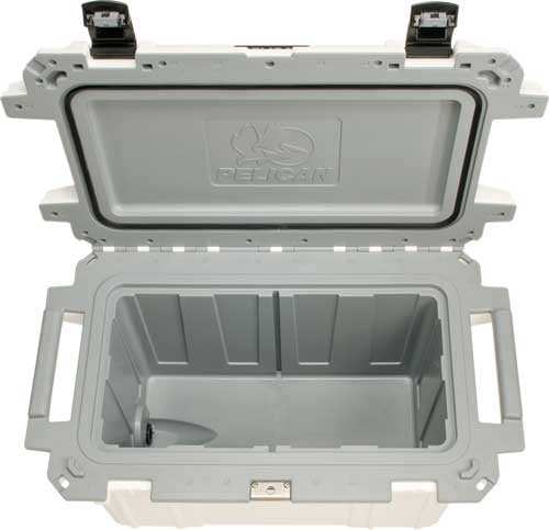 Load image into Gallery viewer, Pelican Cooler Im 70 Quart - Elite White/gray - Skoutley Outdoors LLC