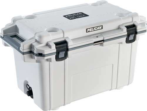 Load image into Gallery viewer, Pelican Cooler Im 70 Quart - Elite White/gray - Skoutley Outdoors LLC