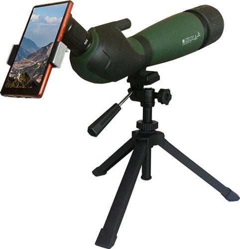 Konus Spotting Scope 20-60x80 - Tripod & Smart Phone Adapter - Skoutley Outdoors LLC