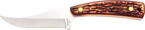 Bear & Son Upswept Skinner 3.1 - " Staglon W/leather Sheath Usa - Skoutley Outdoors LLC