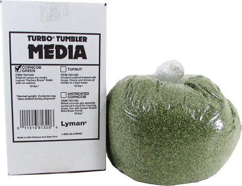Lyman Turbo Tumbler Media - Corn Cob Plus 10 Lb Box
