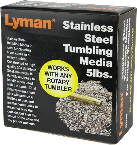 Lyman Rotary Tumbler Media - Stanless Steel Pins 5lbs. !