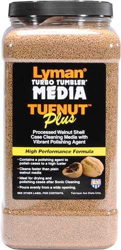 Lyman Tumbling Media Tufnut - Plus Walnut 5.5 Lbs - Skoutley Outdoors LLC