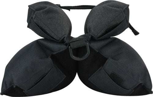 Lyman Match Bench Shooting Bag - Filled Black Nylon/suede - Skoutley Outdoors LLC