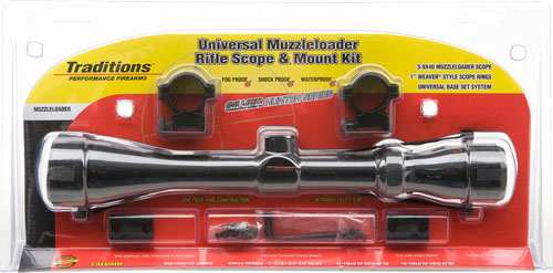 Traditions Scope Kit 3-9x40mm - Duplex Medium Rings 2pc Base - Skoutley Outdoors LLC