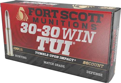 Fort Scott 30-30 Win 130gr Tui - Solid Copper 20rd 10bx/cs - Skoutley Outdoors LLC