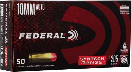 Federal Ae 10mm 205gr Total - Synthetic Range 50rd 10bx/cs - Skoutley Outdoors LLC