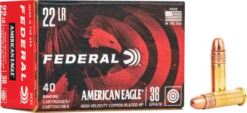 Federal Ae 22lr 38gr Hp - 1260fps 40rd 100bx/cs - Skoutley Outdoors LLC