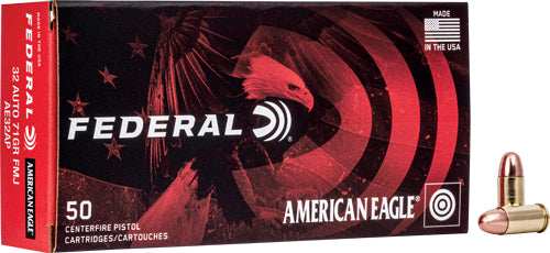 Federal Ae 32 Acp 71gr Fmj - 50rd 20bx/cs - Skoutley Outdoors LLC