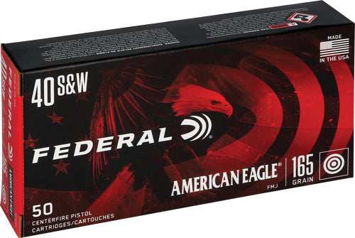 Federal Ae 40 Sw 165gr Fmj-tc - 50rd 20bx/cs - Skoutley Outdoors LLC