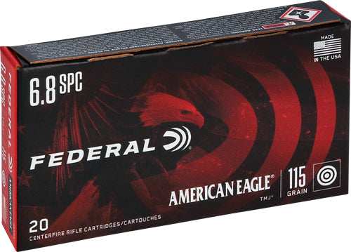 Federal Ae 6.8 Spc 115gr Fmj - 20rd 10bx/cs - Skoutley Outdoors LLC