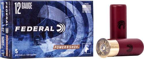 Federal Power Shok 12ga 2.75" - 1oz Sabot 5rd 50bx/cs - Skoutley Outdoors LLC