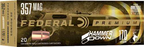 Federal Hammer Down 357 Mag - 170gr Jsp 20rd 10bx/cs - Skoutley Outdoors LLC