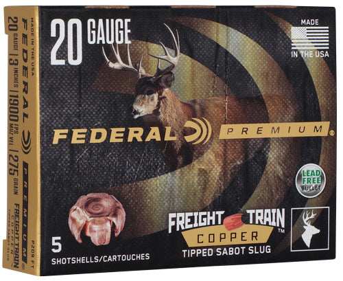 Federal Freight Train 20ga 3" - 275gr Sabot 5rd 50bx/cs - Skoutley Outdoors LLC