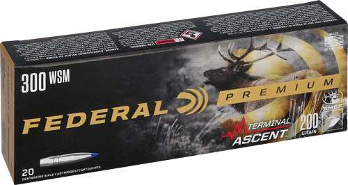 Federal 300 Wsm 200gr Terminal - Ascent 20rd 10bx/cs - Skoutley Outdoors LLC