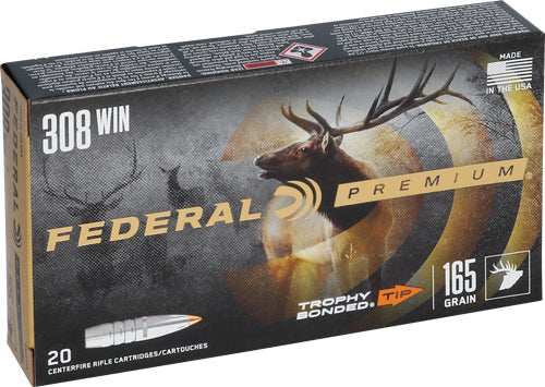 Federal Premium 308 Win 165gr - Trophy Poly Tip 20rd 10bx/cs - Skoutley Outdoors LLC