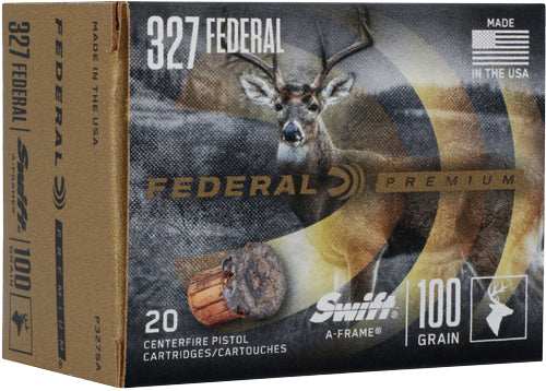 Federal Premium 327 Federal - 100gr A-frame Jhp 20rd 10bx/cs - Skoutley Outdoors LLC