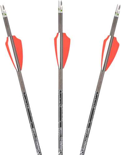 Axe Crossbow Micro Bolt .166" - W/red Lighted Nock 18" 3pk* - Skoutley Outdoors LLC