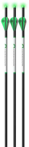Centerpoint Xbow Arrow Premium - 20" Grn Lighted Nock .003 3pk - Skoutley Outdoors LLC