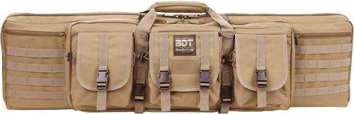 Bulldog 42" Double Tactical Cs - 3 Large Access Pockets Tan - Skoutley Outdoors LLC