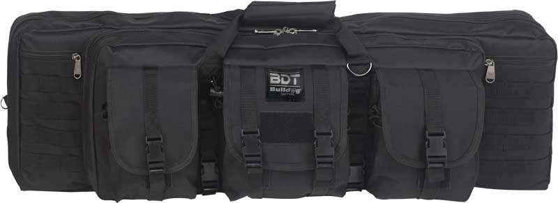 Bulldog 43" Single Tactical Cs - 3 Large Access Pockets Black - Skoutley Outdoors LLC