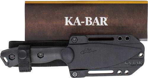 Ka-bar Becker Black Harpoon - 4.5" Fixed W/ Celcon Sheath - Skoutley Outdoors LLC