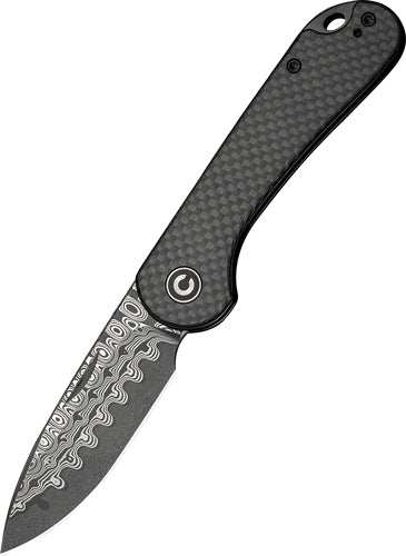 Civivi Knife Elementum Slip - Joint 2.9" Crbn Fbr/damascus - Skoutley Outdoors LLC