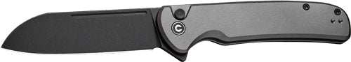 Civivi Knife Chevalier Ii 3.4" - Gray Alum Handle/black Stnwsh - Skoutley Outdoors LLC