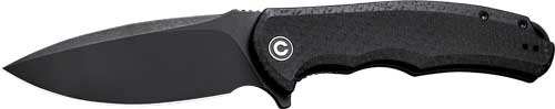 Civivi Knife Praxis 3.75" Blk - Coarse Micarta/blk Stonewashed - Skoutley Outdoors LLC