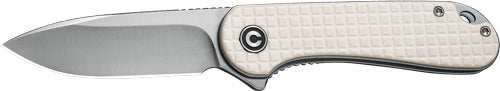 Civivi Knife Elementum 2.96" - Ivory G10/satin D2 Liner Lock - Skoutley Outdoors LLC