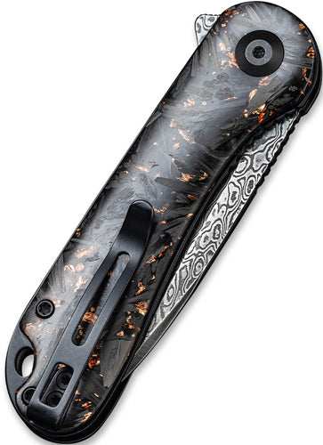 Civivi Knife Elementum 2.96" - Shredded Cbn Fbr/copper Dmscs - Skoutley Outdoors LLC