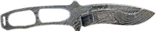 Bear Ops Combat Neck Knife - 2.78" Damascus W/kydex Sheath! - Skoutley Outdoors LLC