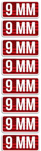 Mtm Ammo Caliber Labels 9mm - 8-pack - Skoutley Outdoors LLC
