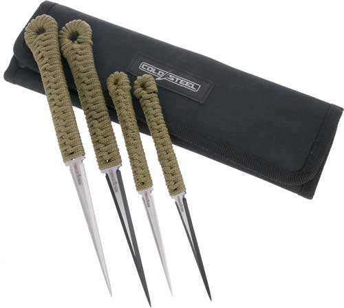 Cold Steel Throwing Spikes 2- - 2.5" & 2-3.5" W/sheath - Skoutley Outdoors LLC