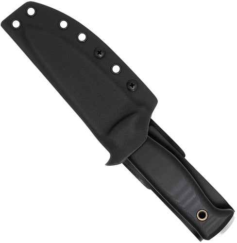 Load image into Gallery viewer, Cobratec Back Country 4.5" - Black W/kydex Sheath 8.1oz