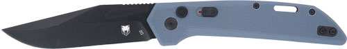 Cobratec Naja Side Button Auto - 3.5" D2 Slate Grey - Skoutley Outdoors LLC