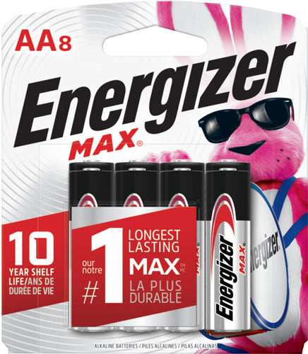 Energizer Max Batteries Aa - 8-pack - Skoutley Outdoors LLC