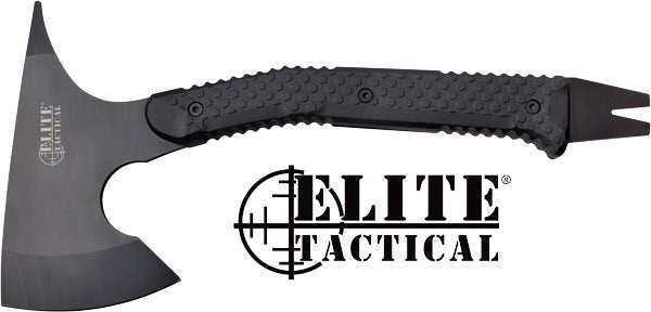 Mc Elite Tactical The Breacher - 15" Axe W/sheath Black/ss - Skoutley Outdoors LLC