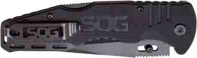 Sog Knife Salute Hardcased - Black 3.6" Blade - Skoutley Outdoors LLC